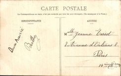 CPA Belfort Avenue of the station