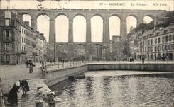 CPA Morlaix le viaduc Lavandieres