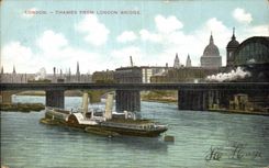 CPA the United Kingdom London Thames from London Bridge