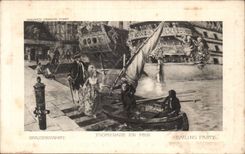 CPA Promenade en mer Spazierfahrt Bateau Maurie Orange