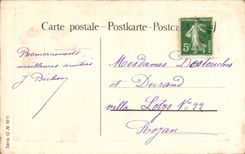 CPA Walk at sea Spazierfahrt Orange Maurie Boat