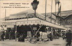 CPA Concours General Agricole Paris 1907 Stand de la maison Gaboriau Bourguignon
