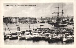 CPA Marseille Un coin du vieux port 