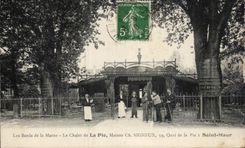 CPA edges of Maur Le country cottage of the Magpie House Signeux Saint Maur
