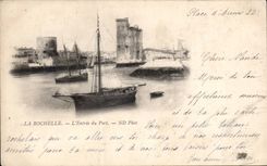 El entrar de CPA La Rochelle del puerto