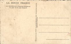 CPA La Rochelle el puerto y el muelle de Duperre