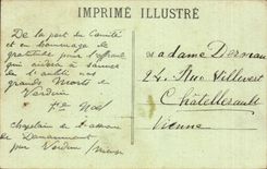 CPA Verdun Beginning of the work of Douaumont while waiting for the final draft Militaria