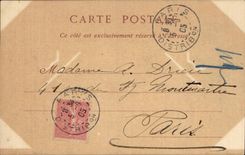 CPA Bordeaux View taken of the Country house