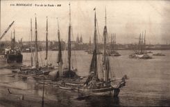 CPA Bordeaux Seen of the roads