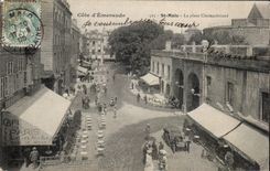 CPA Saint Malo La place Chateaubriand 