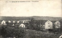 CPA Camp of Courtine View Militaria