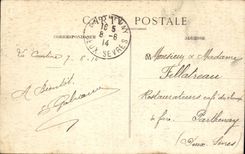 CPA Camp of Courtine View 1st Militaria brigade