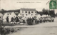 CPA Camp of Courtine the Militaria infirmary