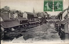 CPA Chartres Seen from on the Eure Laundrette