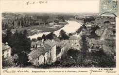 CPA Angouleme La Charente et le faubourg Lhoumeau 