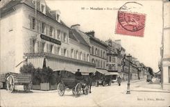 CPA Meulan Street Gambetta