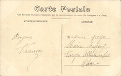 CPA Small valley Road of Mans