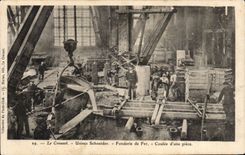 CPA Creusot Factories Schneider Cast Ironworks of a part