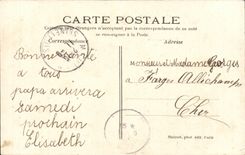 CPA Meulan the old church St Michel and the street Notre Dame