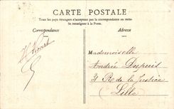 CPA Fair of Amiens Blue House Restoring Coffee