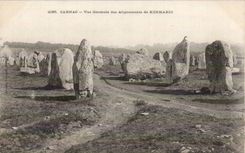 CPA Carnac View of alignments of Kermario