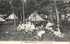 CPA Camp of Auvours deprivations to the Militaria camp