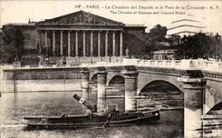 CPA Paris the House of Commons and the bridge of the Harmony
