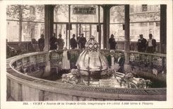 CPA Vichy Source of the large grid