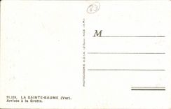 CPA Sainte the Balsam Arrival with the cave