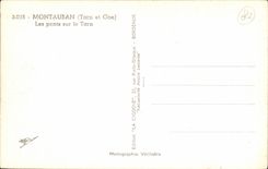 Puentes de CPSM Montauban en el Tarn