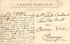 CPA Bourges que la catedral vista como el cuervo vuela