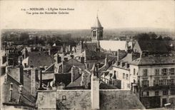 CPA Bourges la iglesia nuestra senora Seen de las nuevas galerias