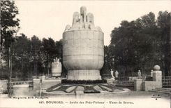 CPA Bourges Jardin de los floreros cercanos de Fichaux de separado