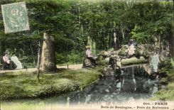 CPA Paris Bois de Boulogne Pres du ruisseau