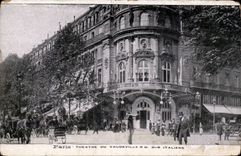 CPA Paris Theatre du Vaudeville et boulevard des Italiens