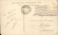 CPA Paris the avenue of the opera taken of the hotel of Louvre