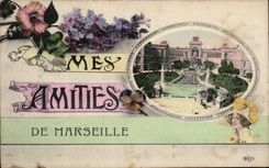 CPA Marseille Mes amities