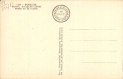 Detalle del corazon de Jacques del hotel de CPA Bourges del ataque frontal