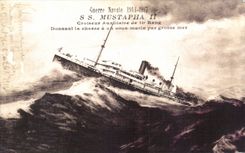 CPA naval War S auxiliary Mustapha II Cruiser of 1st rank