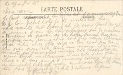 Timpano de CPA Bourges del portico central el juicio pasado