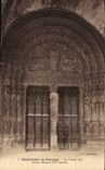 Portal romano del portico meridional de la catedral de CPA Bourges