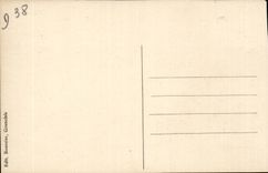 CPA Grenoble quays and the alpine range