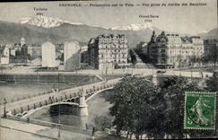 CPA Grenoble View on the city Seen from of the garden of the Dolphins