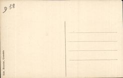 CPA Grenoble Bridge of the hospital and the Alps