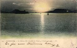 CPA Marseille Le chateau d'if et les iles du Frioul 