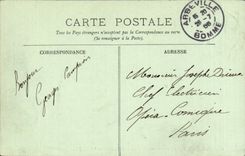 CPA Abbeville Panorama towards the place of the admiral Courbet