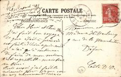 CPA Grenoble and the alpine range Night effect