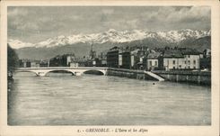 CPA Grenoble Isere and the Alps