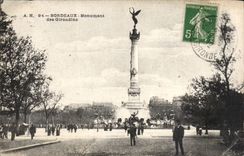 CPA Bordeaux Monument of the Of Gironde ones