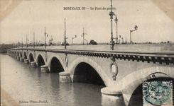 CPA Bordeaux Le bridge of stone